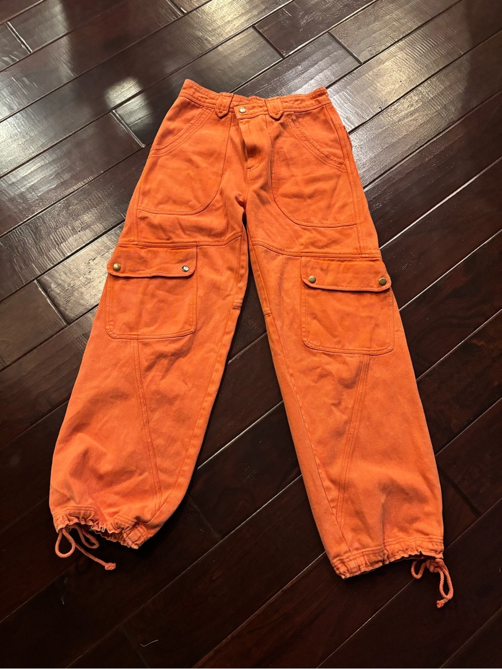 FREE PEOPLE COME AND GET IT UTILITY PANTS -Size XS